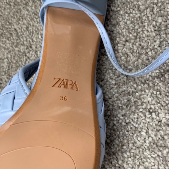 Blue Zara tie pumps - Picture 3 of 3